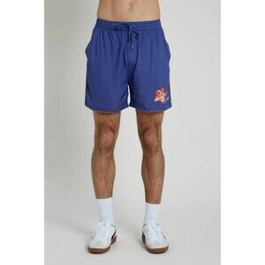 Native Youth Men's FARRAGO EMBROIDERED VISCOSE SHORT Blue 36